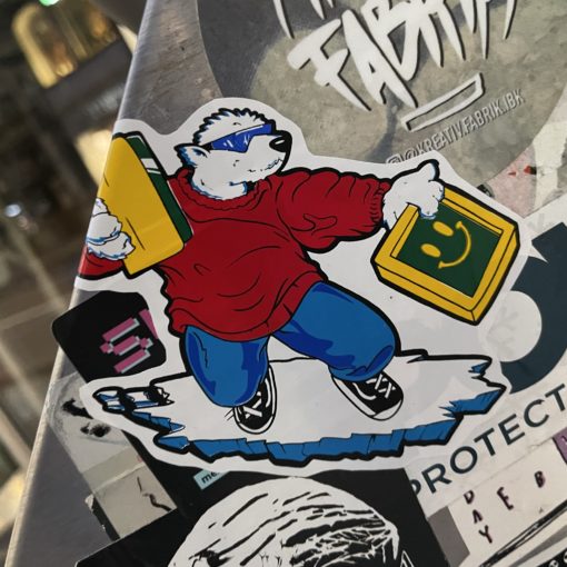 surfing icebear